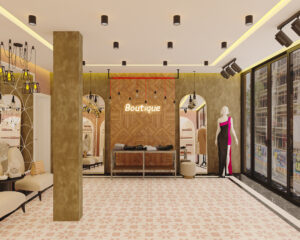 Mid Century Boutique Interior